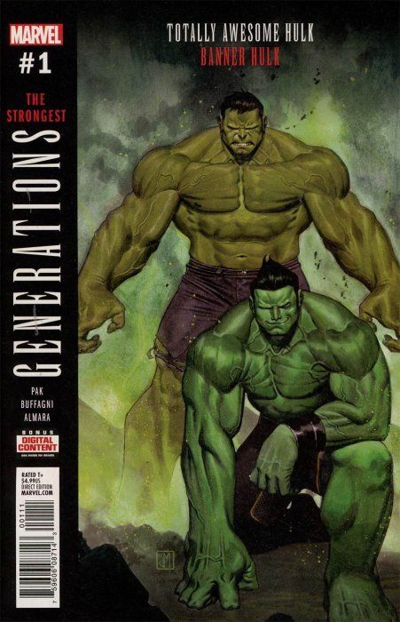 Generations: Banner Hulk and Totally Awesome Hulk #1 Comic
