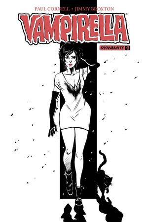 Vampirella #2 (Emma Vieceli Black & White Variant)