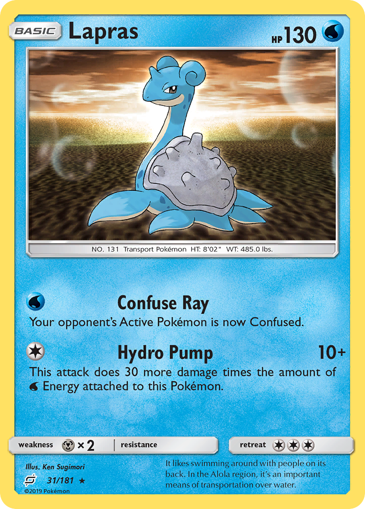 Lapras (31/181) - Team Up Pokémon Card