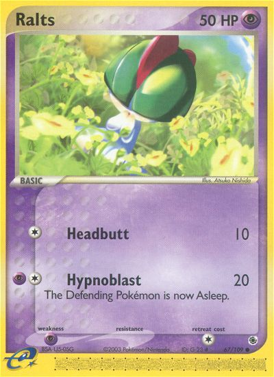 Ralts (67/109) - Ruby & Sapphire Pokémon Card