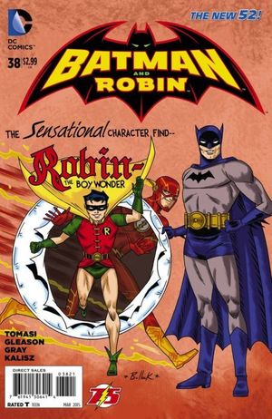 Batman and Robin #38 (Flash 75 Variant Cover)