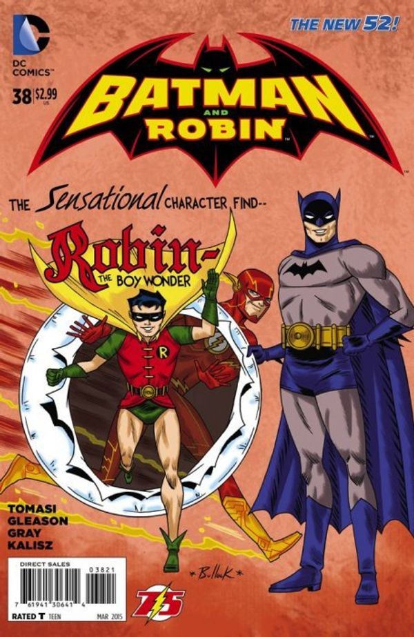 Batman and Robin #38 (Flash 75 Variant Cover)