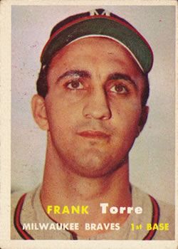 Frank Torre 1957 Topps #37 Sports Card