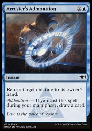 Arrester's Admonition (Ravnica Allegiance)