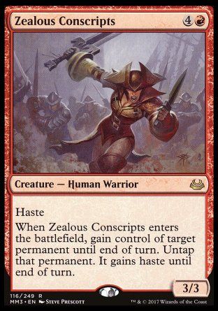 Zealous Conscripts (Modern Masters 2017) Trading Card