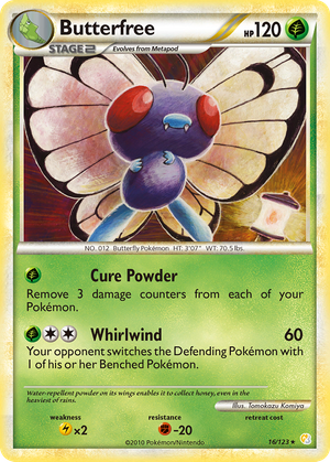 Butterfree (16/123) - HeartGold & SoulSilver