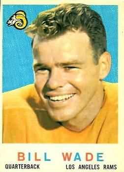 Bill Wade 1959 Topps #110 Sports Card