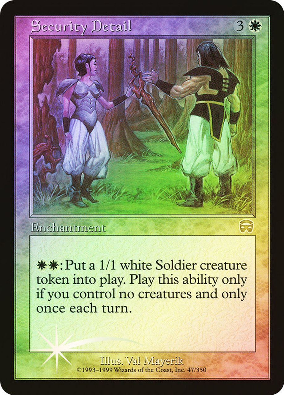 Security Detail (Mercadian Masques - Foil) Trading Card