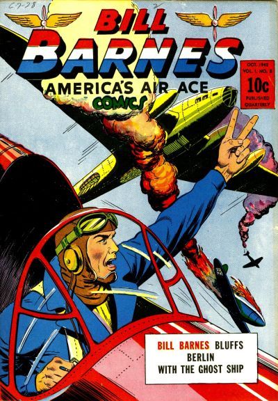 Bill Barnes, America's Air Ace Comics #8 Comic