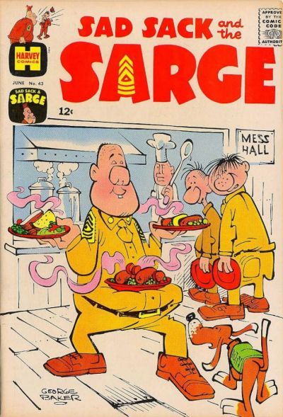 Sad Sack And The Sarge #43 Comic
