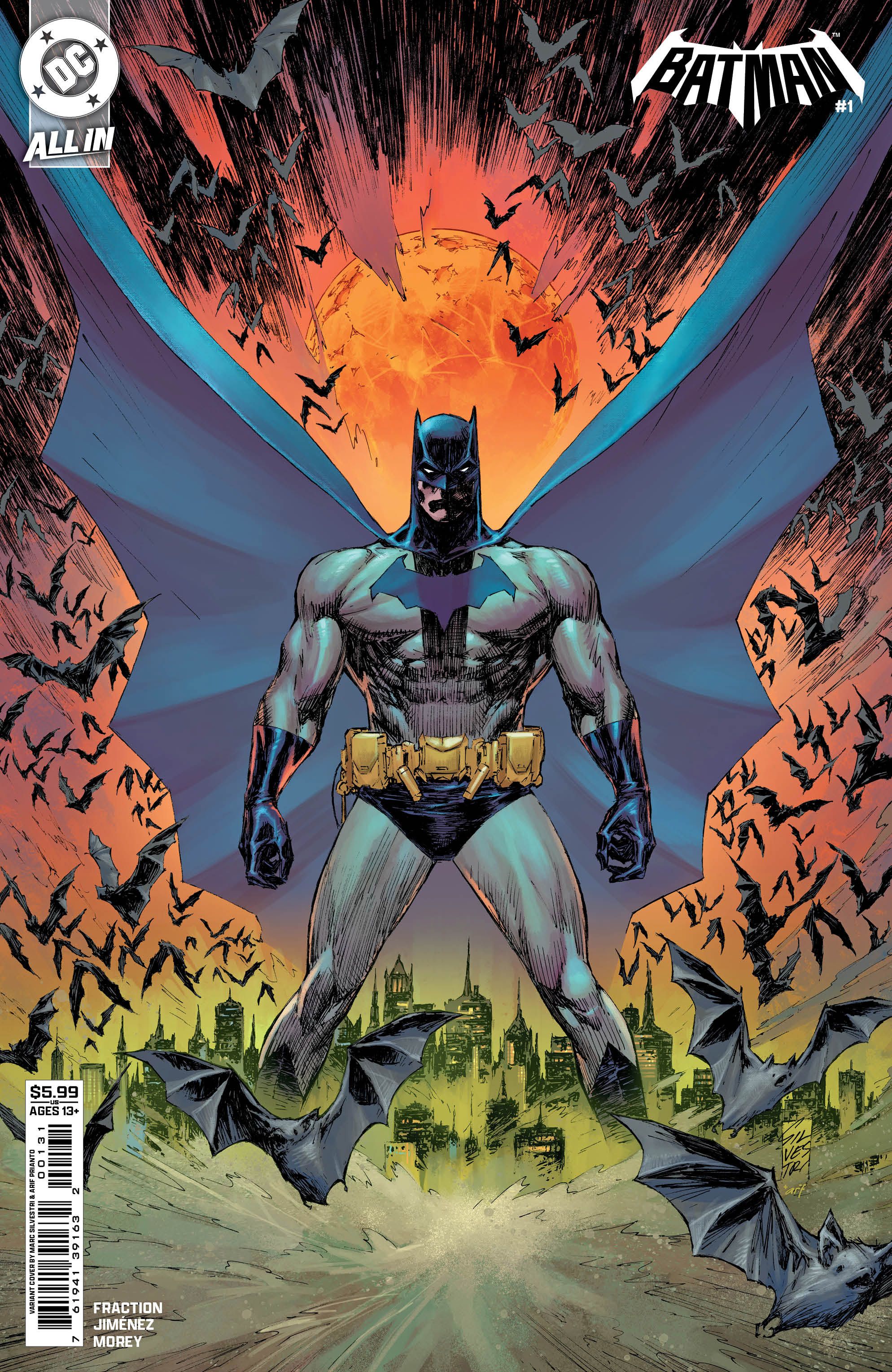 Batman #1 (Cvr C Marc Silvestri Card Stock Variant) Comic