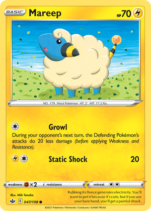 Mareep (47/198) - Chilling Reign