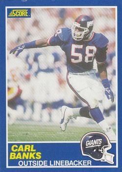 Carl Banks 1989 Score #47 Sports Card