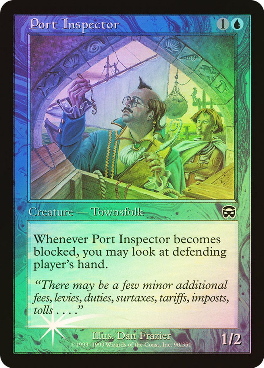 Port Inspector (Mercadian Masques - Foil) Trading Card