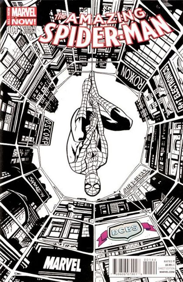 Amazing Spider-man #1 (Chris Samnee DCBS Exclusive Black & White Variant Cover)
