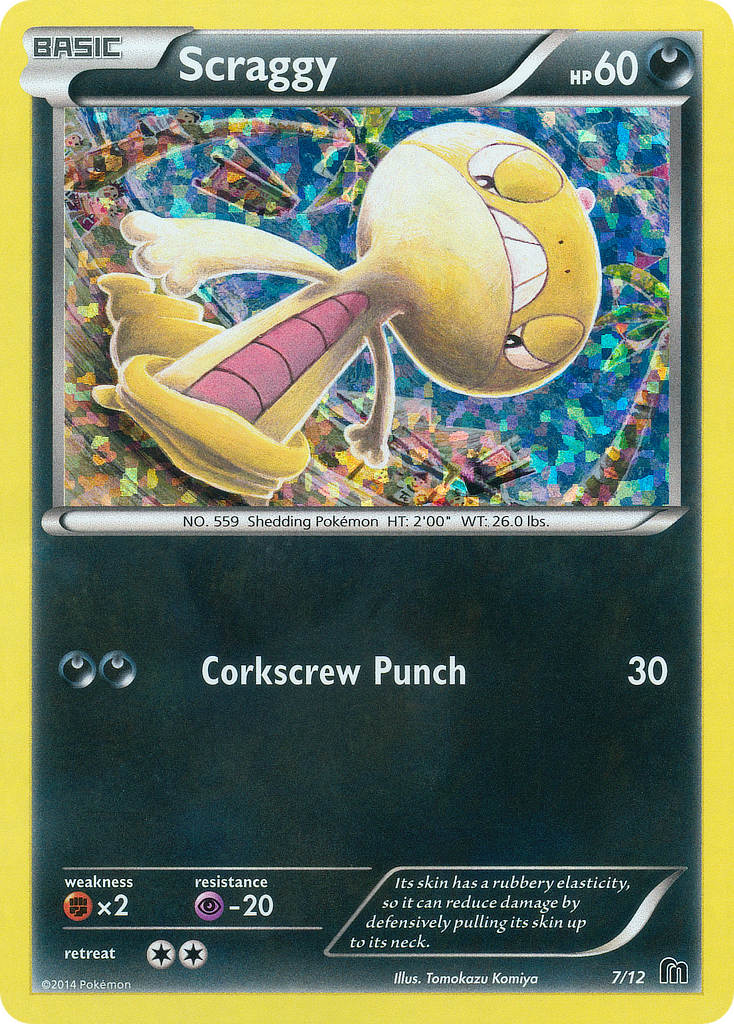 Scraggy (7/12) - McDonald's Collection 2016 Pokémon Card