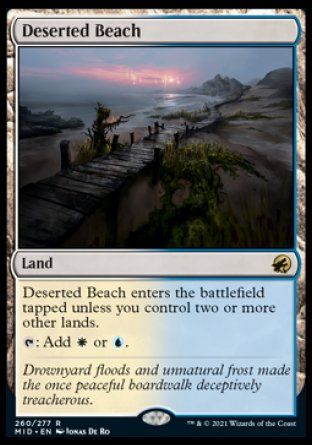 Deserted Beach (Innistrad: Midnight Hunt) Trading Card