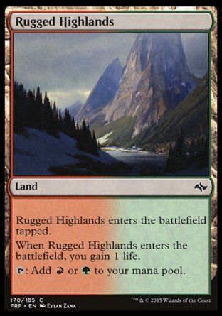 Rugged Highlands (Fate Reforged) Trading Card