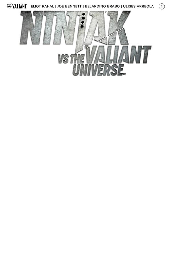 Ninjak vs the Valiant Universe #1 (Cover D Blank Cover)