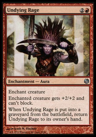 Undying Rage (Heroes vs. Monsters) Trading Card