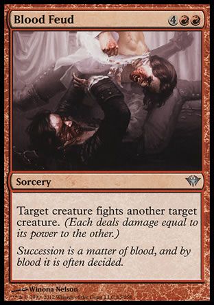 Blood Feud (Dark Ascension) Trading Card