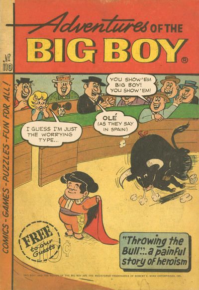 Adventures of Big Boy #110 [West] Comic