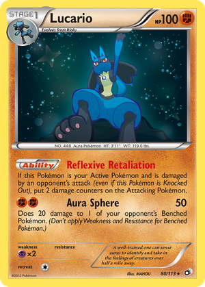 Lucario (80/113) - Legendary Treasures