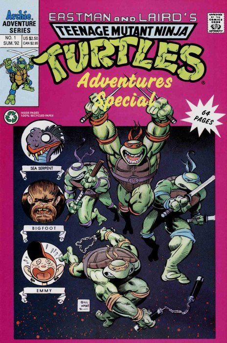 Teenage Mutant Ninja Turtles Adventures Special #1 Comic
