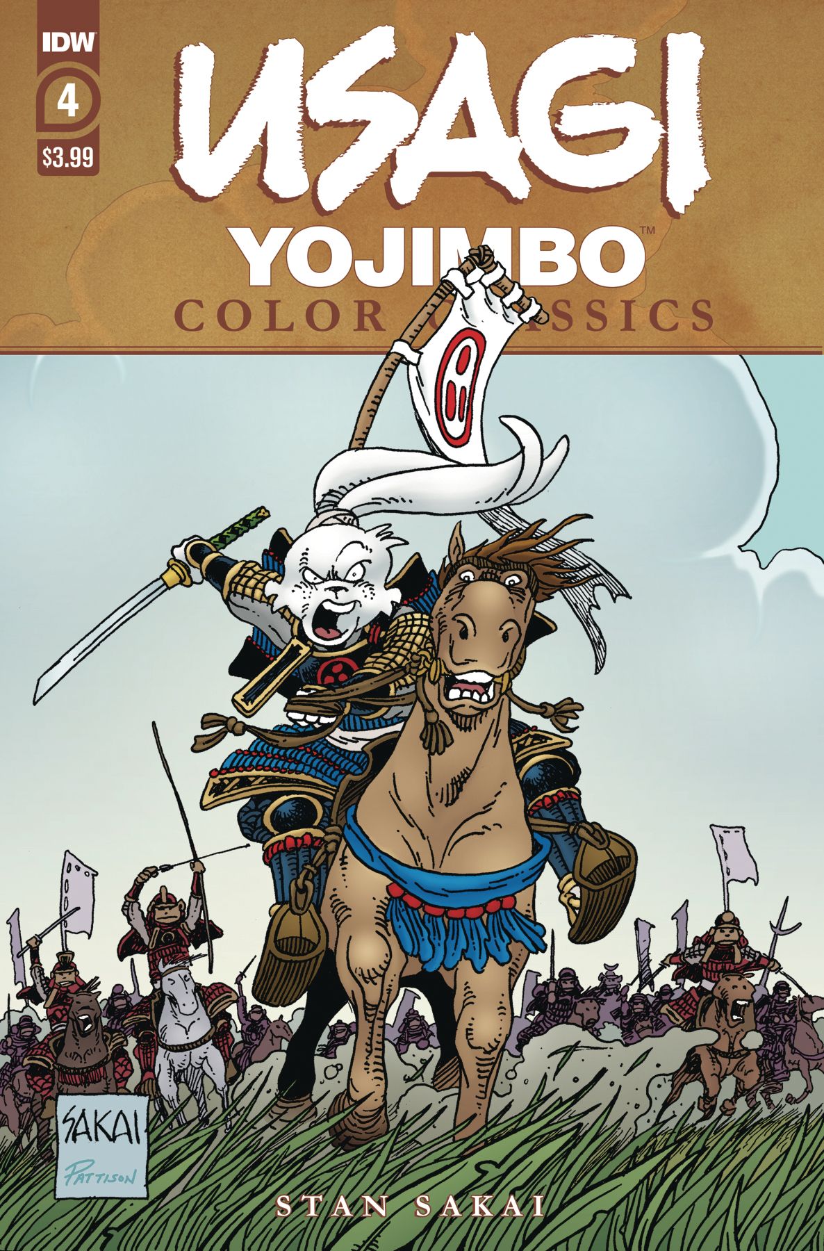 Usagi Yojimbo Color Classics #4 Comic