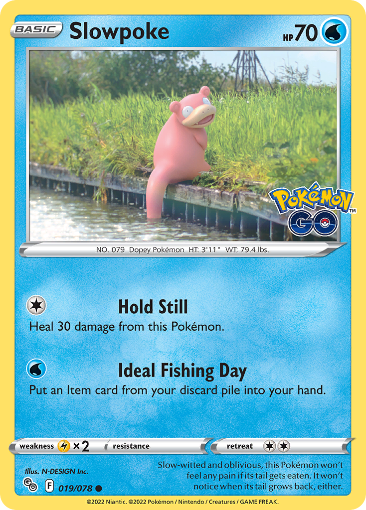 Slowpoke (19/78) - Pokémon GO Pokémon Card