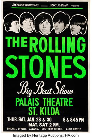 Rolling Stones Palais Theatre Melbourne 1965
