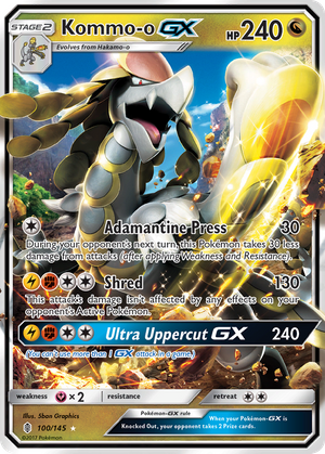 Kommo-o GX (100/145) - Guardians Rising