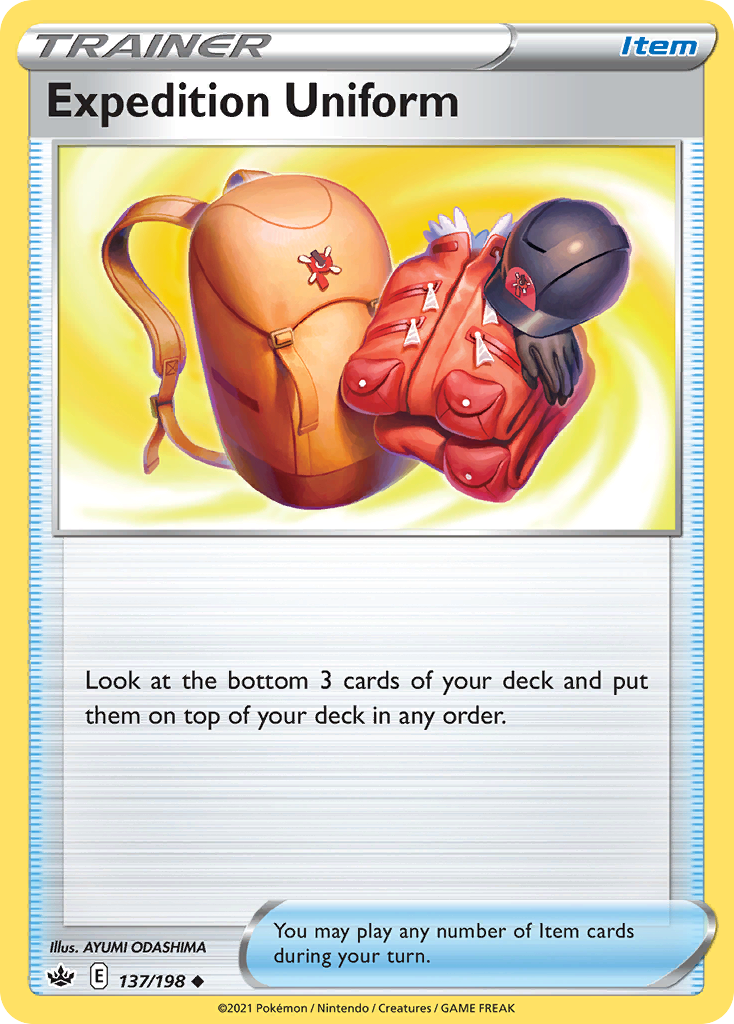 Expedition Uniform (Trainer: Item) (137/198) - Chilling Reign Pokémon Card