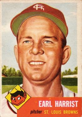 Earl Harrist 1953 Topps #65 Sports Card