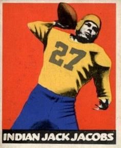 Jack Jacobs 1948 Leaf Football #46 Sports Card