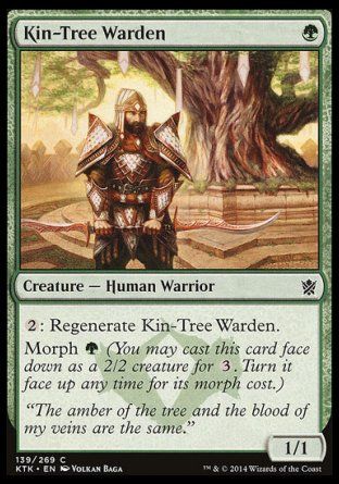 Kin-Tree Warden (Khans of Tarkir) Trading Card