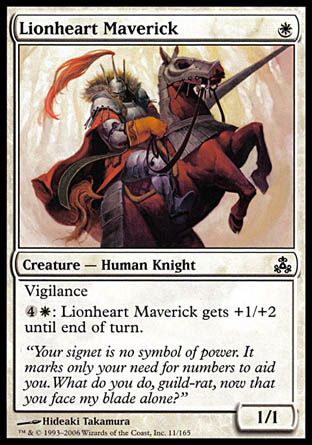 Lionheart Maverick (Guildpact) Trading Card