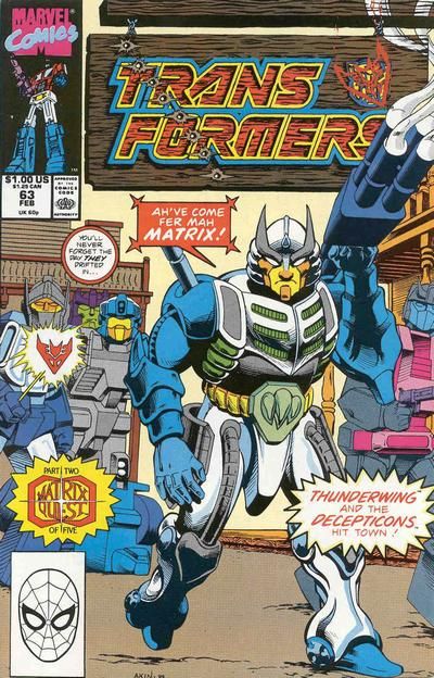 Transformers #63 Comic