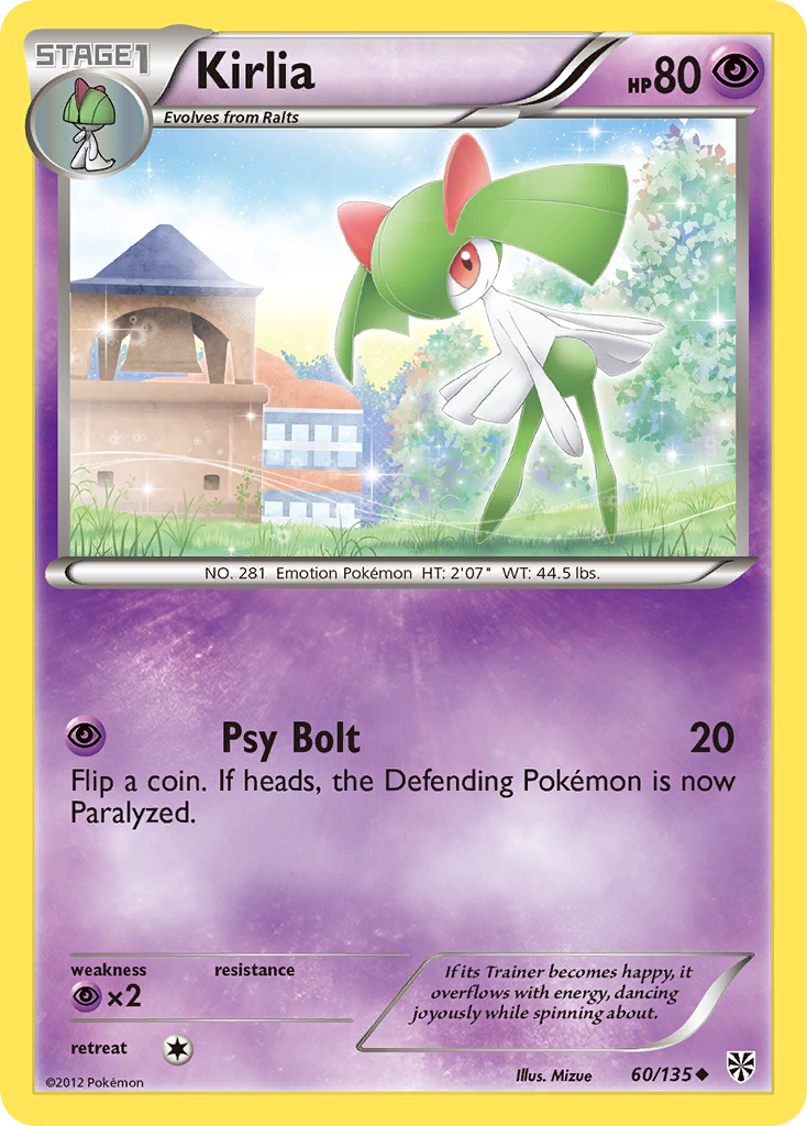 Kirlia (60/135) - Plasma Storm Pokémon Card