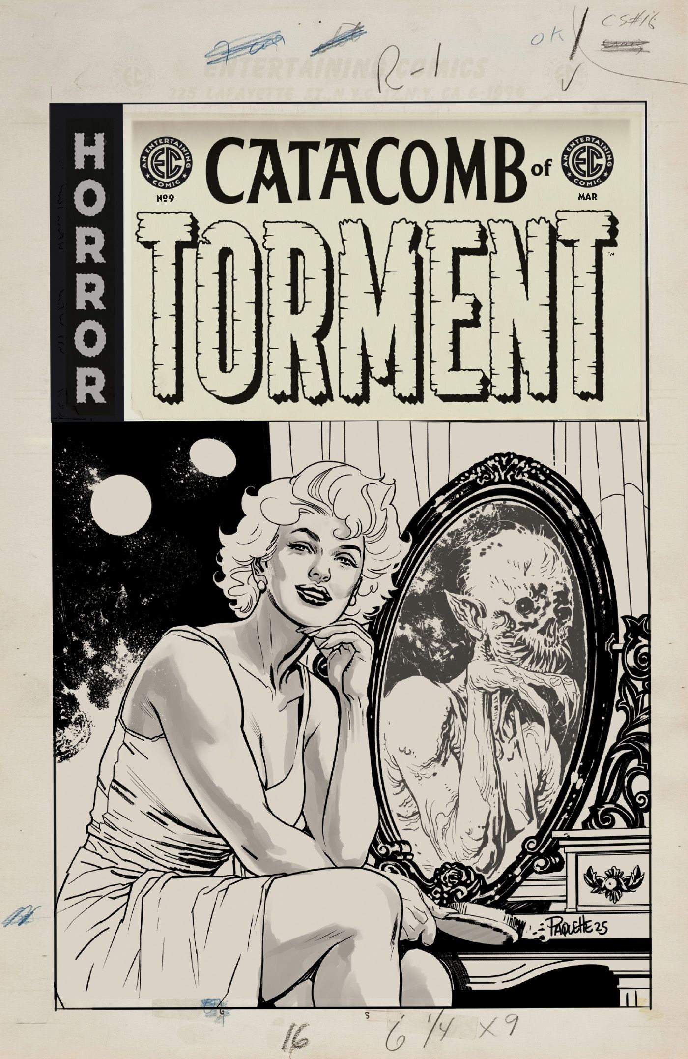 Catacomb Of Torment #9 (Cvr D Inc 1:20 Yanick Paquette B&W Artists Edition Variant) Comic