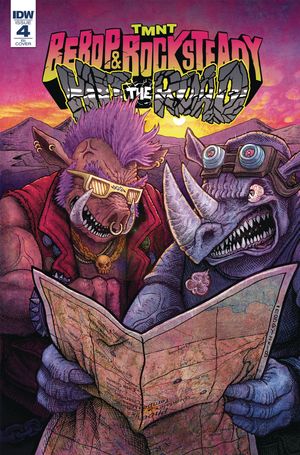 Teenage Mutant Ninja Turtles: Bebop & Rocksteady Hit the Road #4 (10 Copy Cover Moody)