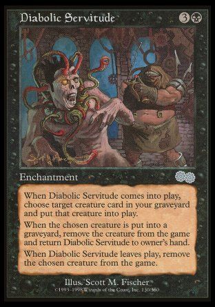 Diabolic Servitude (Urza's Saga) Trading Card