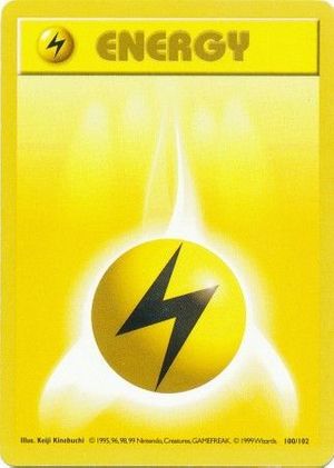 Lightning Energy (100/102) - Base (Shadowless)