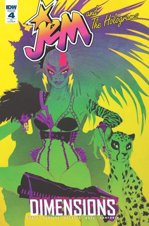Jem & The Holograms Dimensions #4 (10 Copy Cover)