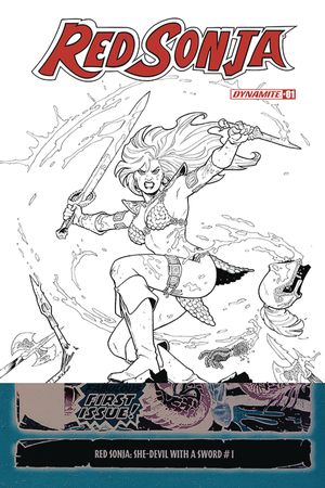 Red Sonja #1 (20 Copy Conner B&w Cover)