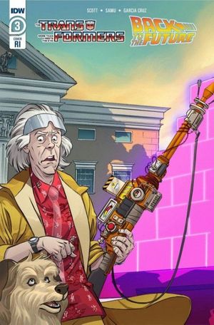 Transformers/Back to the Future #3 (10 Copy Cover Schoening)