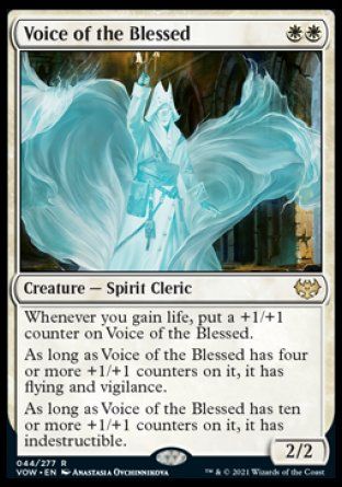 Voice of the Blessed (Innistrad: Crimson Vow) Trading Card