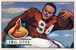 Emil Sitko 1951 Bowman #139 Sports Card