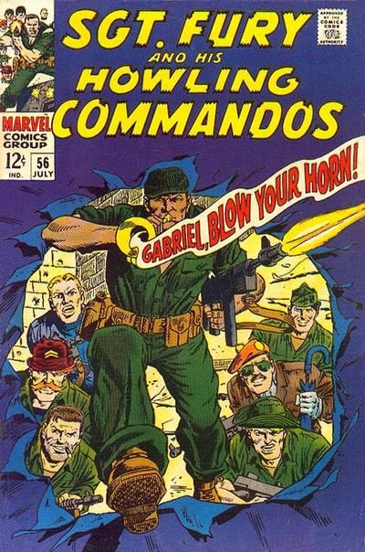 Sgt. Fury And His Howling Commandos #56 Comic