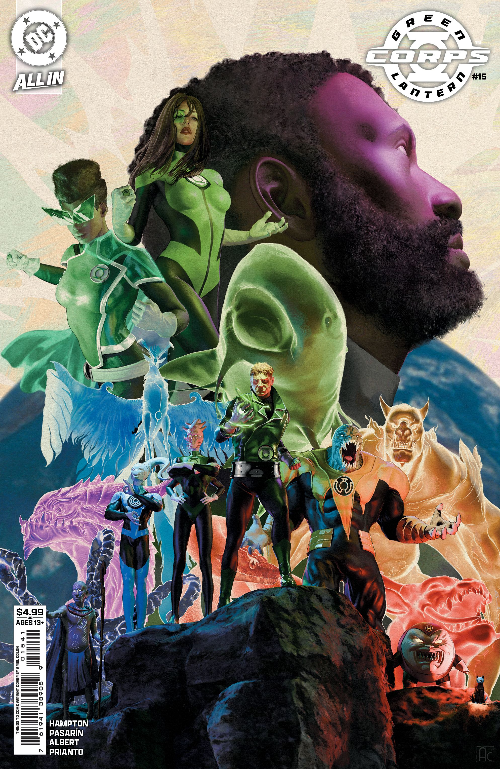Green Lantern Corps #15 (Cvr D Ariel Colon Things To Come Card Stock Variant) Comic